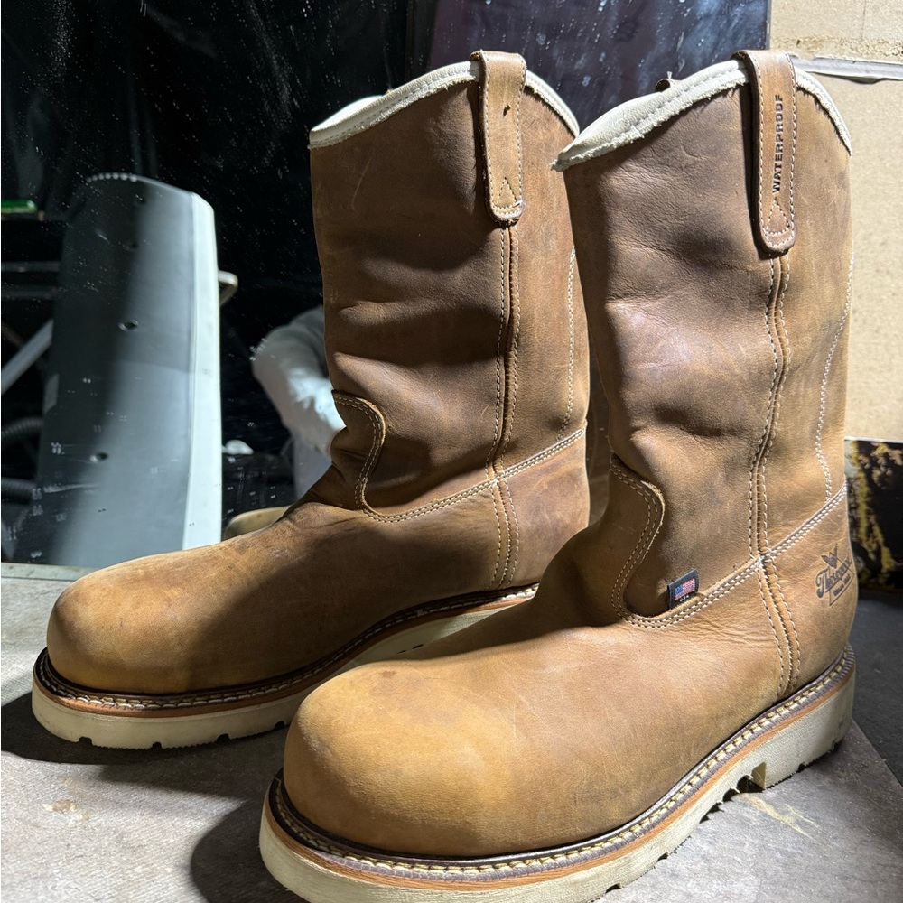 THOROGOOD MEN'S - 12" AMERICAN HERITAGE WELLINGTON WORK BOOTS – STEEL TOE